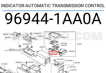 Nissan 969441AA0A INDICATOR-AUTOMATIC TRANSMISSION CONTROL