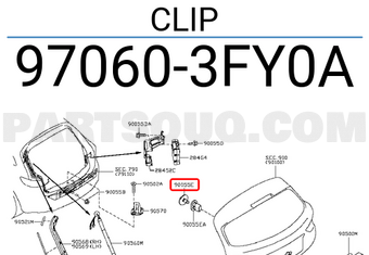 Nissan 970603FY0A CLIP