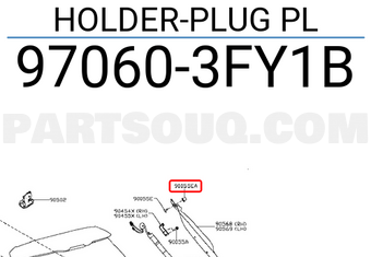 Nissan 970603FY1B HOLDER-PLUG PL