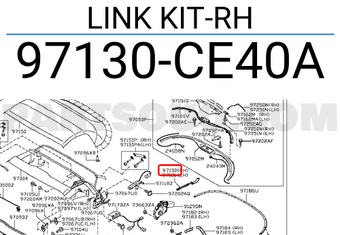 Nissan 97130CE40A LINK KIT-RH