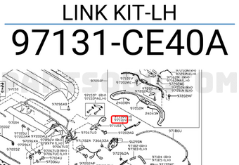 Nissan 97131CE40A LINK KIT-LH