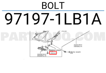 Nissan 971971LB1A BOLT