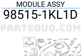 Nissan 985151KL1D MODULE ASSY