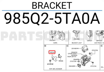 Nissan 985Q25TA0A BRACKET