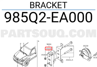 Nissan 985Q2EA000 BRACKET