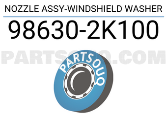 Nissan 986302K100 NOZZLE ASSY-WINDSHIELD WASHER