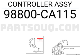 Nissan 98800CA115 CONTROLLER ASSY