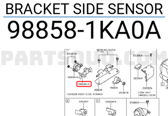 Nissan 988581KA0A BRACKET SIDE SENSOR