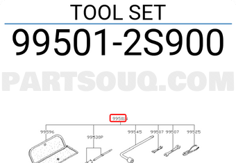 Nissan 995012S900 TOOL SET