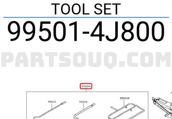 Nissan 995014J800 TOOL SET