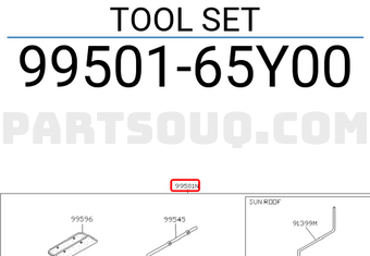 Nissan 9950165Y00 TOOL SET