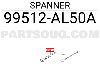 Nissan 99512AL50A SPANNER
