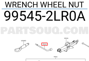 Nissan 995452LR0A WRENCH WHEEL NUT