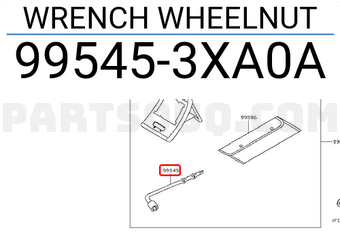 Nissan 995453XA0A WRENCH WHEELNUT