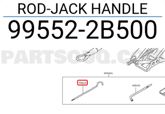 Nissan 995522B500 ROD-JACK HANDLE