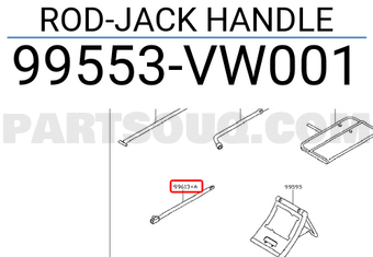 Nissan 99553VW001 ROD-JACK HANDLE
