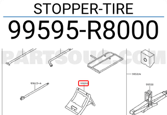 Nissan 99595R8000 STOPPER-TIRE