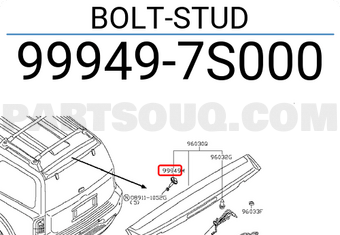 Nissan 999497S000 BOLT-STUD