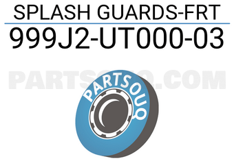 Nissan 999J2UT00003 SPLASH GUARDS-FRT