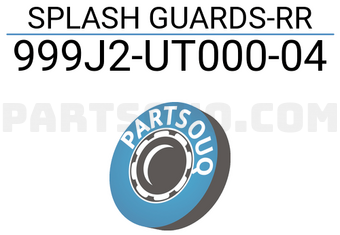 Nissan 999J2UT00004 SPLASH GUARDS-RR