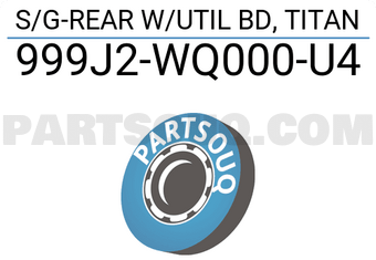 Nissan 999J2WQ000U4 S/G-REAR W/UTIL BD, TITAN