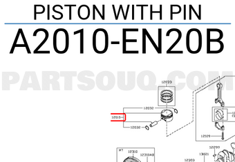 Nissan A2010EN20B PISTON WITH PIN