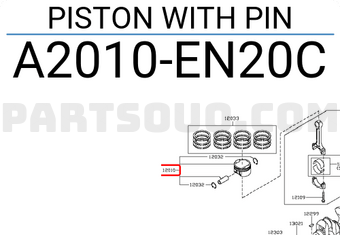 Nissan A2010EN20C PISTON WITH PIN