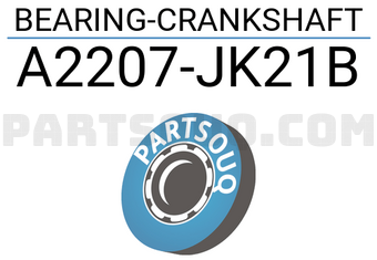 Nissan A2207JK21B BEARING-CRANKSHAFT