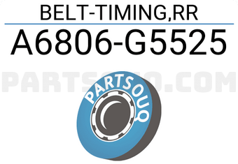 Nissan A6806G5525 BELT-TIMING,RR