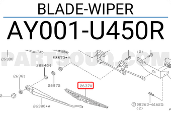 Nissan AY001U450R BLADE-WIPER