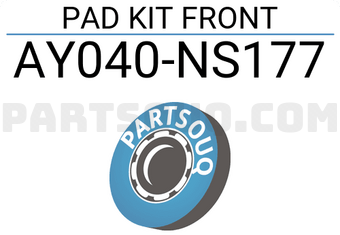 Nissan AY040NS177 PAD KIT FRONT