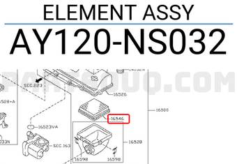Nissan AY120NS032 ELEMENT ASSY