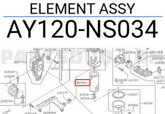 Nissan AY120NS034 ELEMENT ASSY