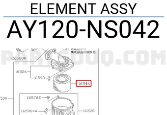 Nissan AY120NS042 ELEMENT ASSY