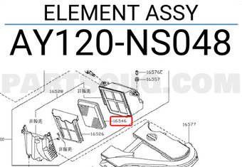 Nissan AY120NS048 ELEMENT ASSY