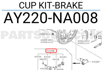 Nissan AY220NA008 CUP KIT-BRAKE