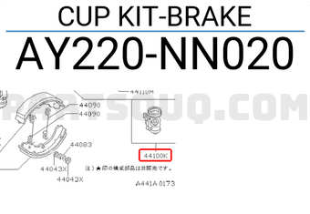 Nissan AY220NN020 CUP KIT-BRAKE