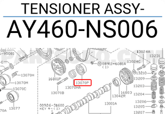 Nissan AY460NS006 TENSIONER ASSY