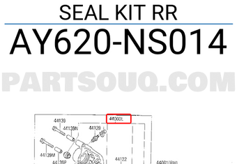 Nissan AY620NS014 SEAL KIT RR