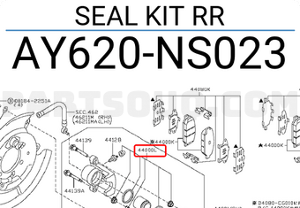 Nissan AY620NS023 SEAL KIT RR