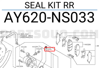 Nissan AY620NS033 SEAL KIT RR