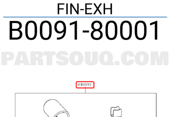 Nissan B009180001 FIN-EXH