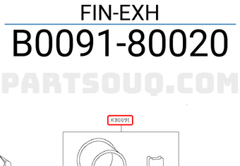 Nissan B009180020 FIN-EXH