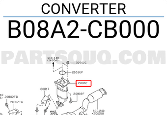 Nissan B08A2CB000 CONVERTER