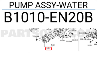 Nissan B1010EN20B PUMP ASSY-WATER