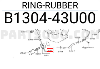 Nissan B130443U00 RING-RUBBER