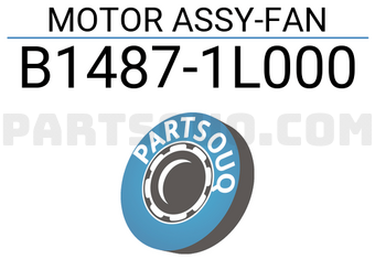 Nissan B14871L000 MOTOR ASSY-FAN