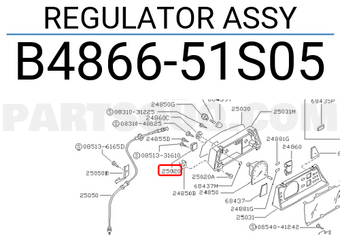 Nissan B486651S05 REGULATOR ASSY