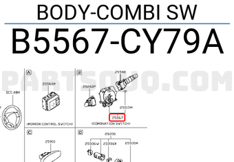 Nissan B5567CY79A BODY-COMBI SW