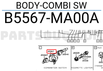 Nissan B5567MA00A BODY-COMBI SW